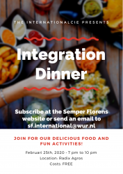 Integration Dinner